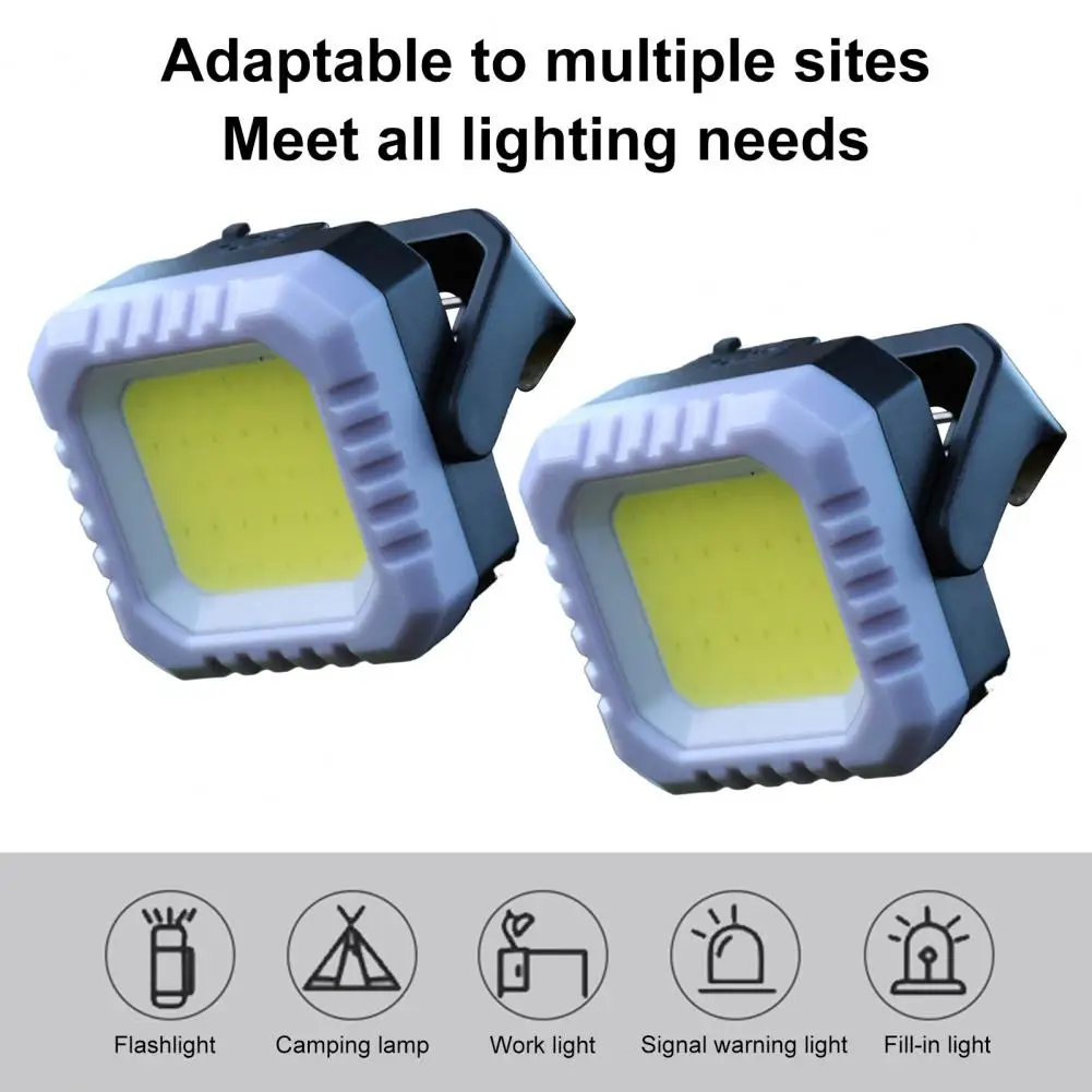 High-brightness Rechargeable Torch Rechargeable Magnetic Led Work Light with 5 Modes for Car Repairing Job Site Outdoor Camping