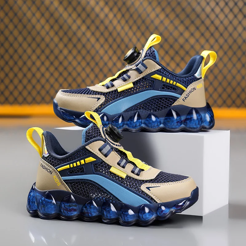 Роскошная детская обувь, кроссовки для мальчиков, модные удобные детские повседневные кроссовки, школьная теннисная спортивная обувь для мальчиков от 4 до 12 лет