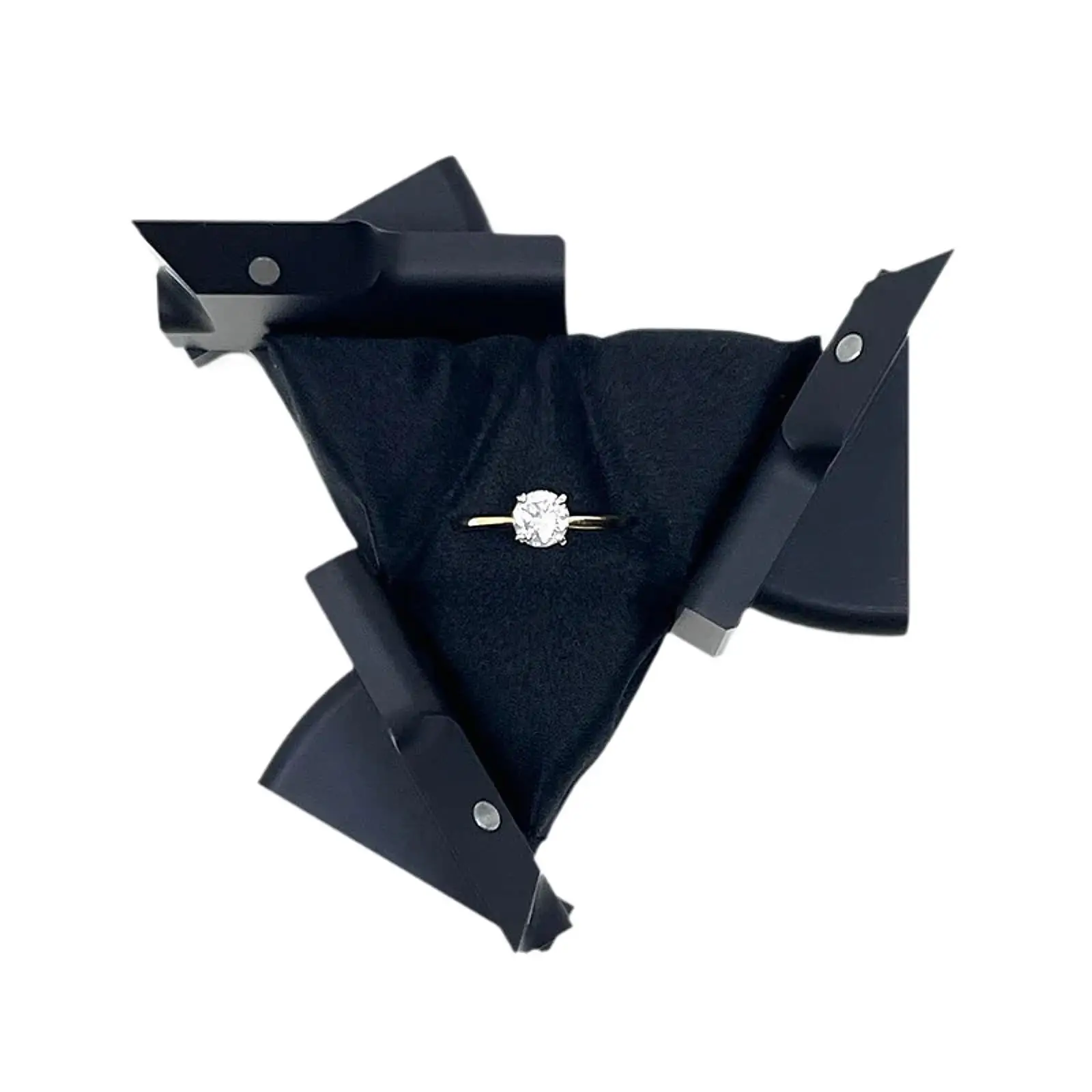 

Ring Box Rotation Jewelry Case Portable Fashion Wedding Rings Gift Box Popup The Question Ring Box for Valentine's Day Ring