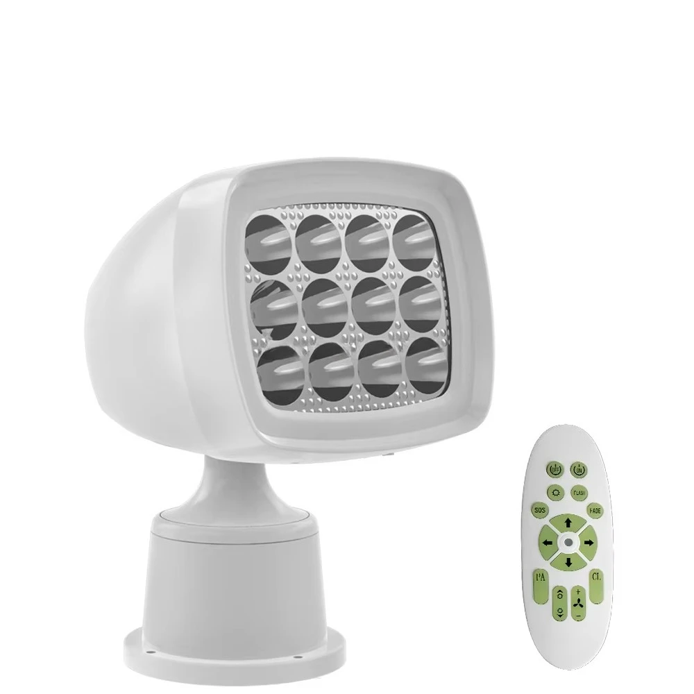 10-30V Marine Wireless Control LED Marine Boat Search Light Rotation Head Marine Yacht Spotlight