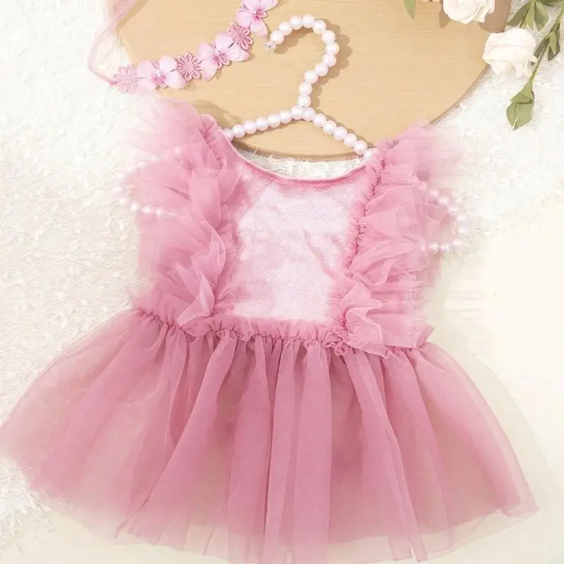 

Очаровательное детское платье и цветочный головной убор профессиональный фотостудия Essential A2UB