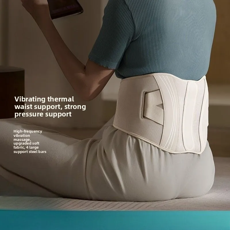 

Инструмент для массажа талии, поясной ремень, теплый дворец, горячий компресс, поясничный отдел позвоночника, вибрационный массаж поясничных мышц