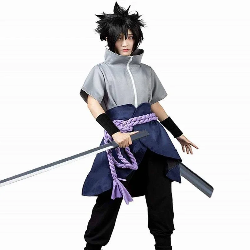 ZA01 2024 Anime Cosplay Sasuke Suit Costume di Halloween Cosplay Scarpe Comic Uchiha Cos Vestito di ruolo Vestiti di scena PerformaZa0@
