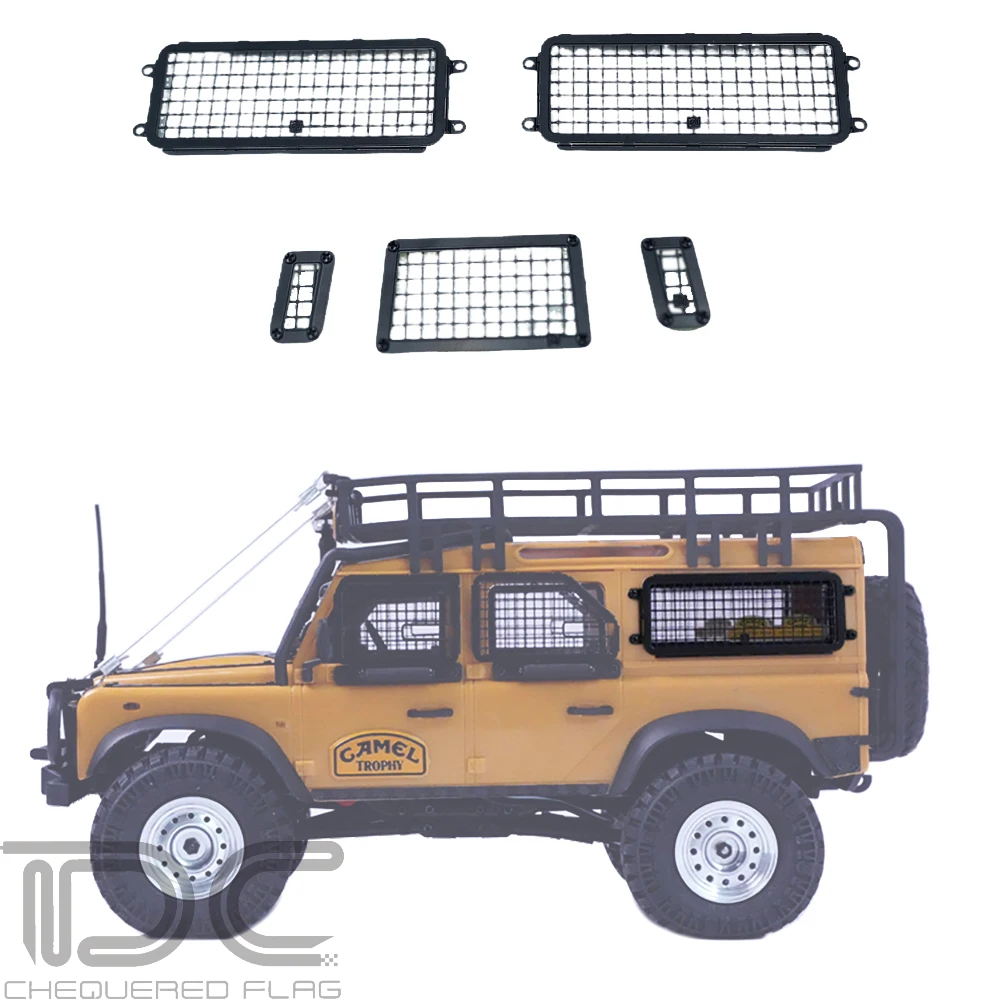 FMS FCX24M primera generación Defender D90 D110 KIT accesorios 1/24 RC coche vehículo mejora simulación protección armadura Decoración