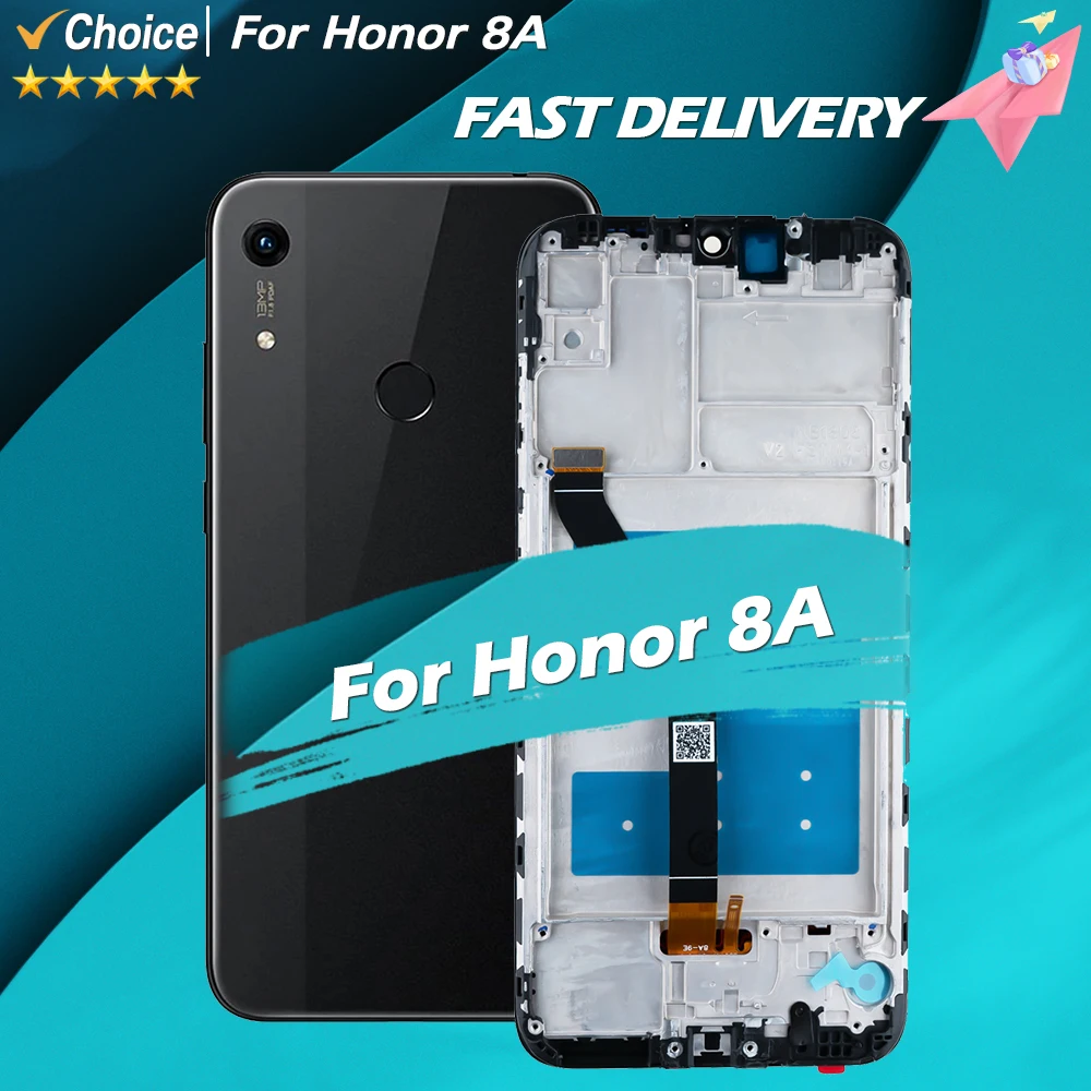 ЖК-дисплей 6,09 'для Huawei Honor 8A для ORI Honor Play 8A JAT-L09 L29, сенсорный экран с дигитайзером в сборе, замена