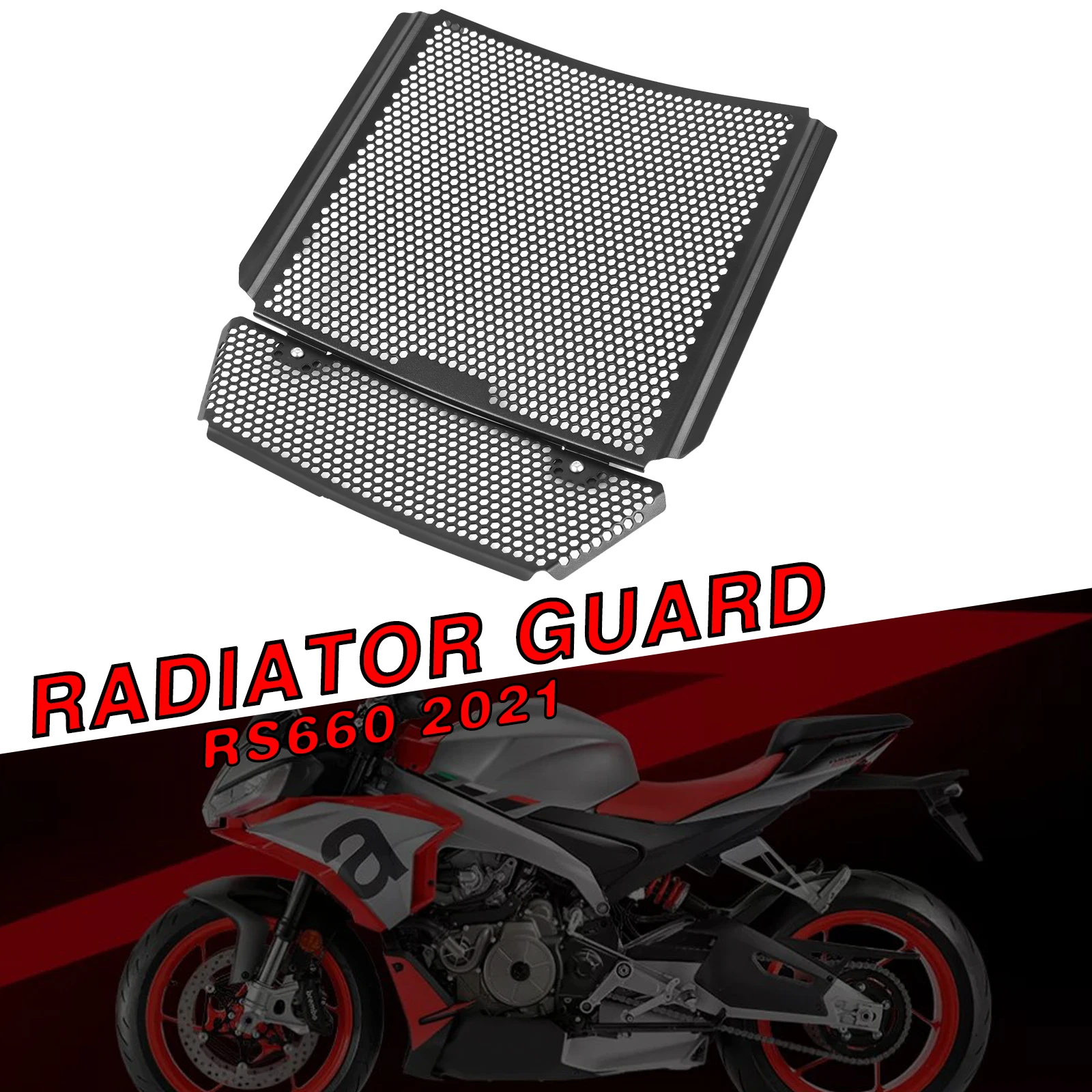 For Aprili RS660 TUONO660 2021 2022 2023 Motorcycle Radiator Guard Grille Cooler Cooling Cover Grill Protection