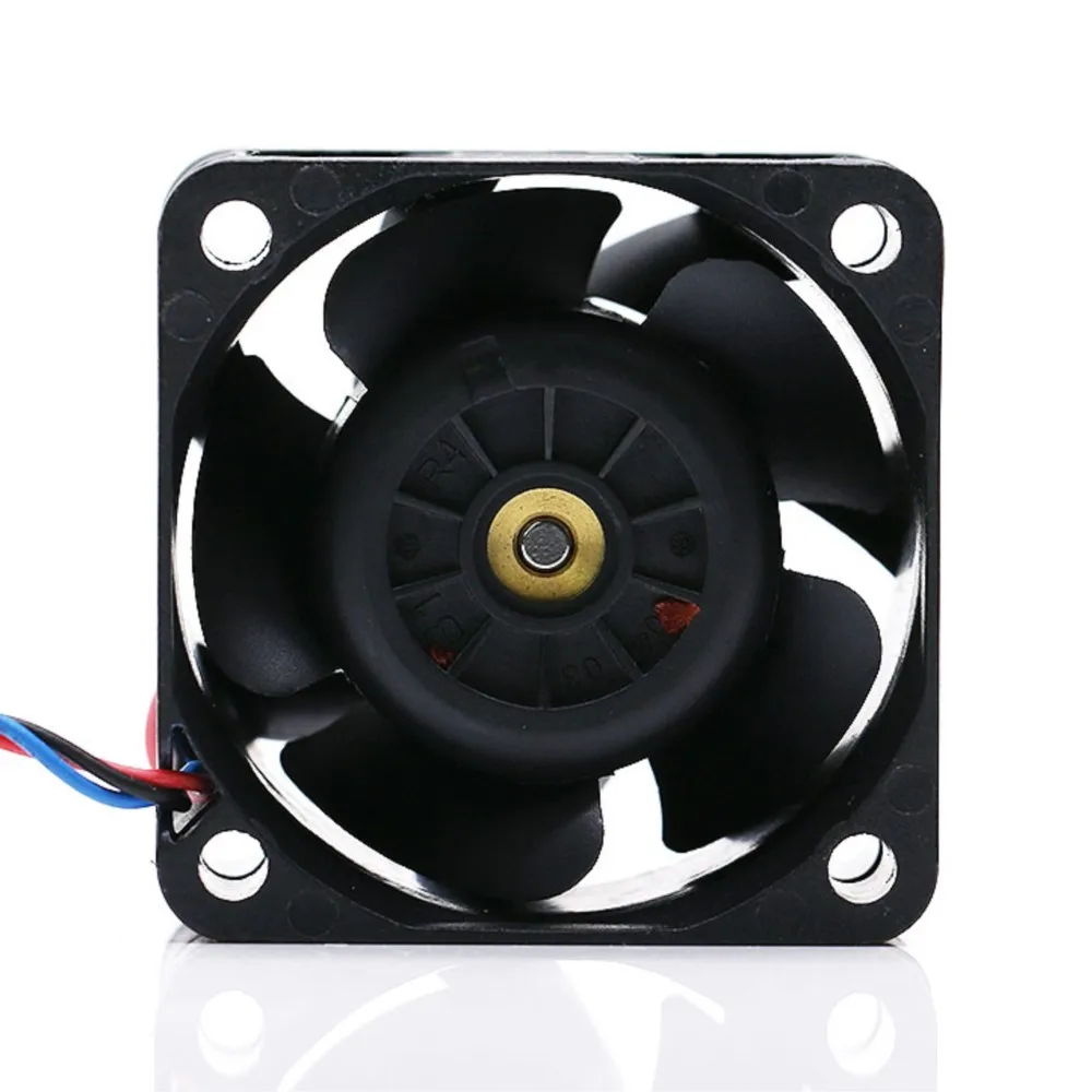 

Высокоскоростной охлаждающий вентилятор Delta FFB0412GHN 40 мм 4028 12В 0.60А 4-проводной PWM, 16500 об/мин, 24 CFM для серверов, графических процессоров, промышленного оборудования