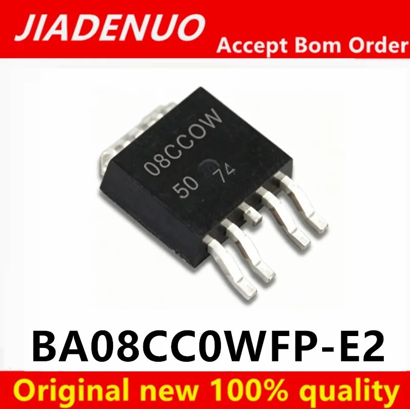 5/PCS New Original BA08CC0WFP  BA08CC0WFP-E2 08CC0W TO252-5 Linear voltage regulator In Stock
