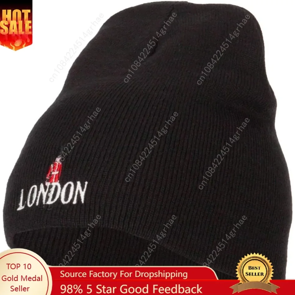 

e4Hats.com London Queen Guard Embroidered Knitted Short Beanie