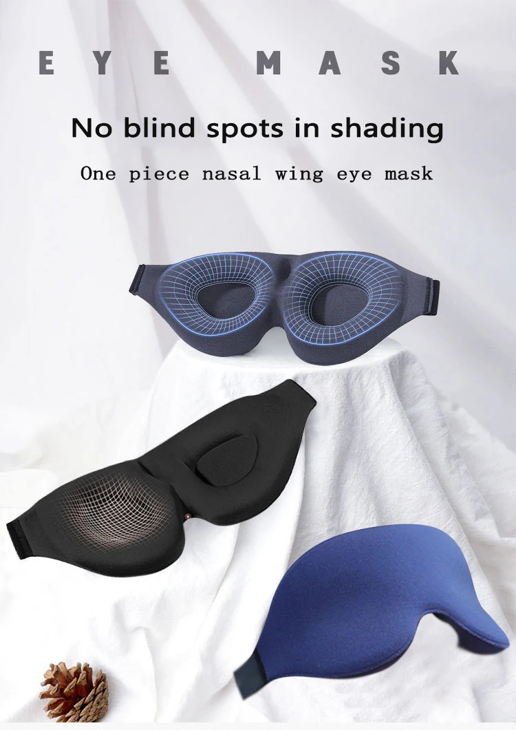 3D Eye Mask for Sleeping Contoured Cup Blindfold Concave Molded Night Sleep Mask Block Out Light with Women Men  Cute Sleep Mask