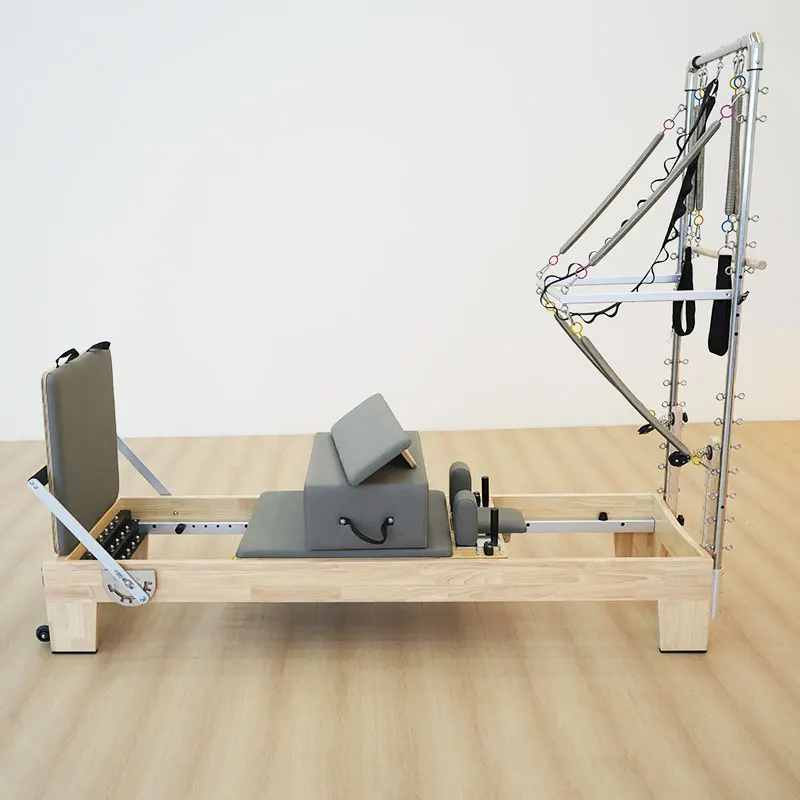 

ATV&UTVHigh-end Luxury Ultra-smooth Wooden Pilates Reformer with Tower for Professional Fitness Center