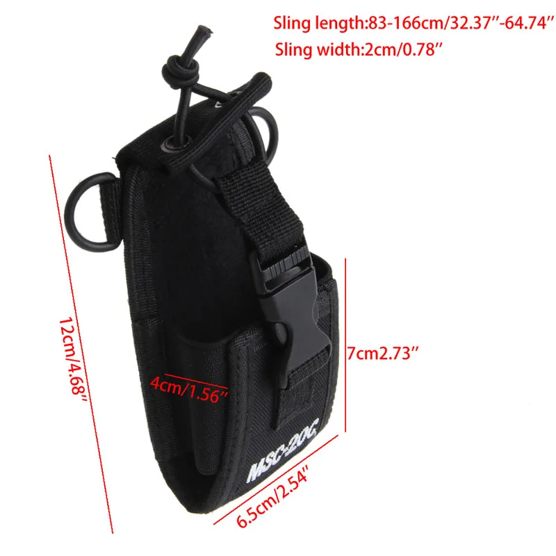 Trang Sức Giọt Gói Túi Bộ Săn Bắn Đàm Đựng Túi Thể Thao Ngoài Trời Mặt Dây Nylon Đài Phát Thanh Tạp Chí Túi Bỏ Túi