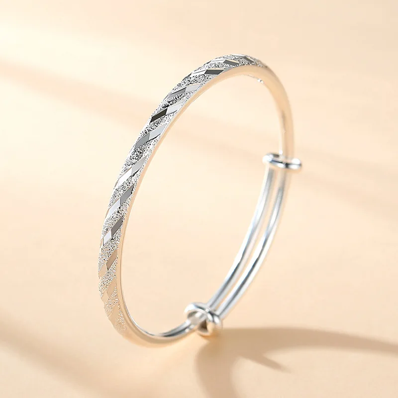 Fashion 925 Sterling Silver Woman Cuff Bracelet Meteor Adjustable Lucky Bangle Vintage  Party Jewelry Charm Christmas Gifts