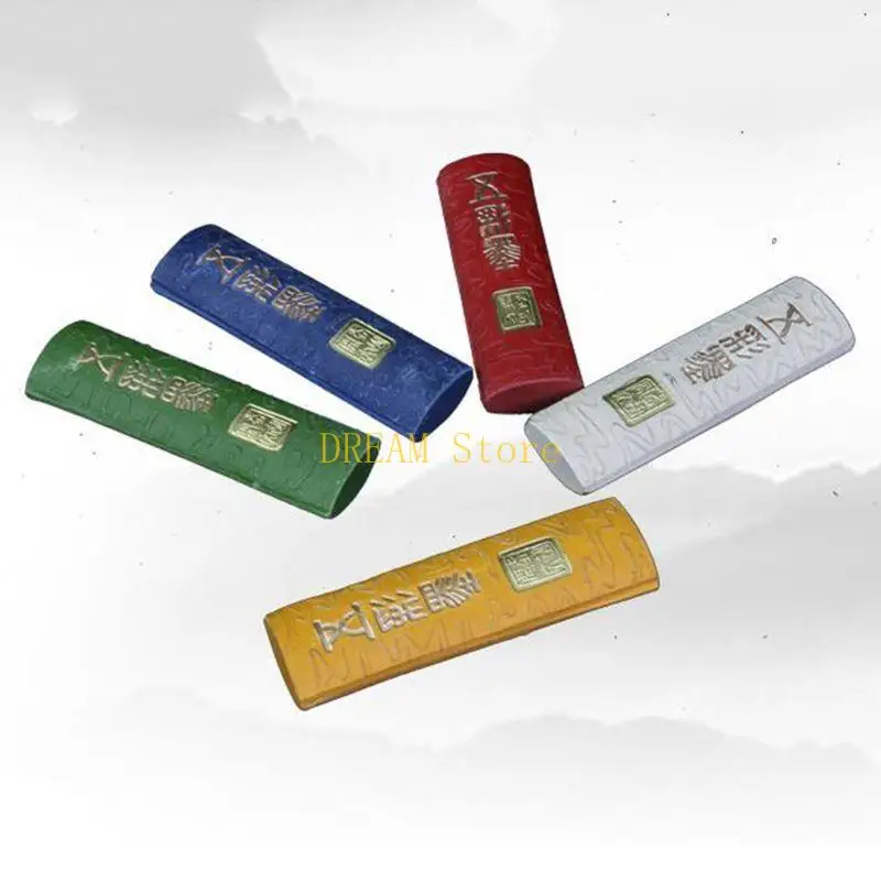 5 Colors Ink Sticks Set Colored Ink Blocks for Chinese Japanese Calligraphy Tranditional Ink Paiting Landscape Drawing best sale