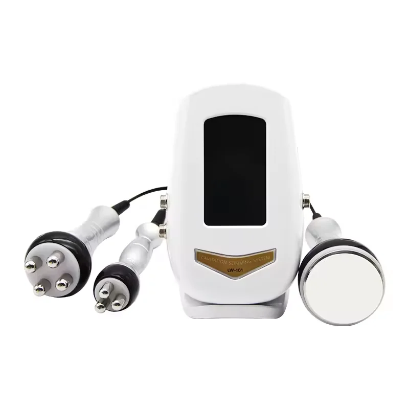 

Three-in-one 40K Cavitation Ultrasonic Weight Loss RF Lifting Wrinkle Firming Skin Slimming Body Shaping Beauty Instrument