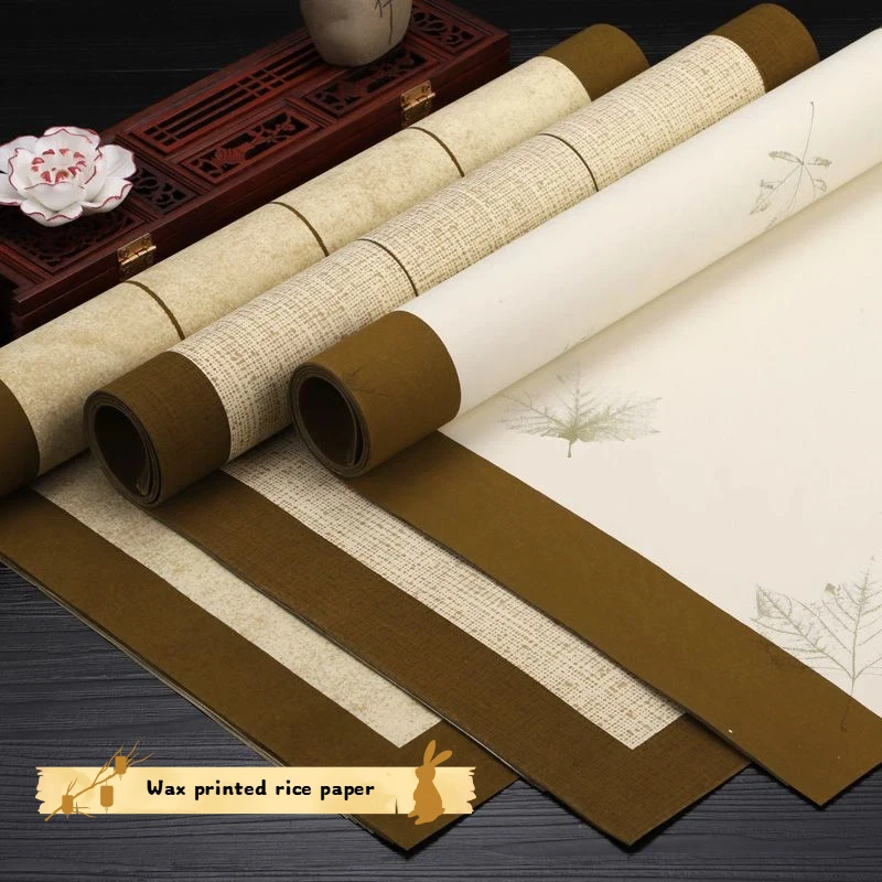 Batik Brush Calligraphy Rice Paper Regular Script Running Script Cursive Script Half Ripe Rice Paper Ancient Style Xuan Paper