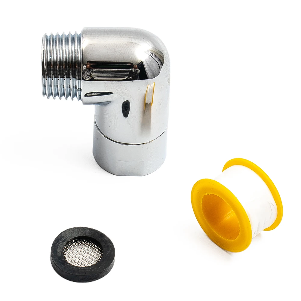 Elbow Adapter Shower Head Shower Arm Shower Head 45.00mm * 37.00mm * 23.00mm 90degree Adapter Elbow Extension Male