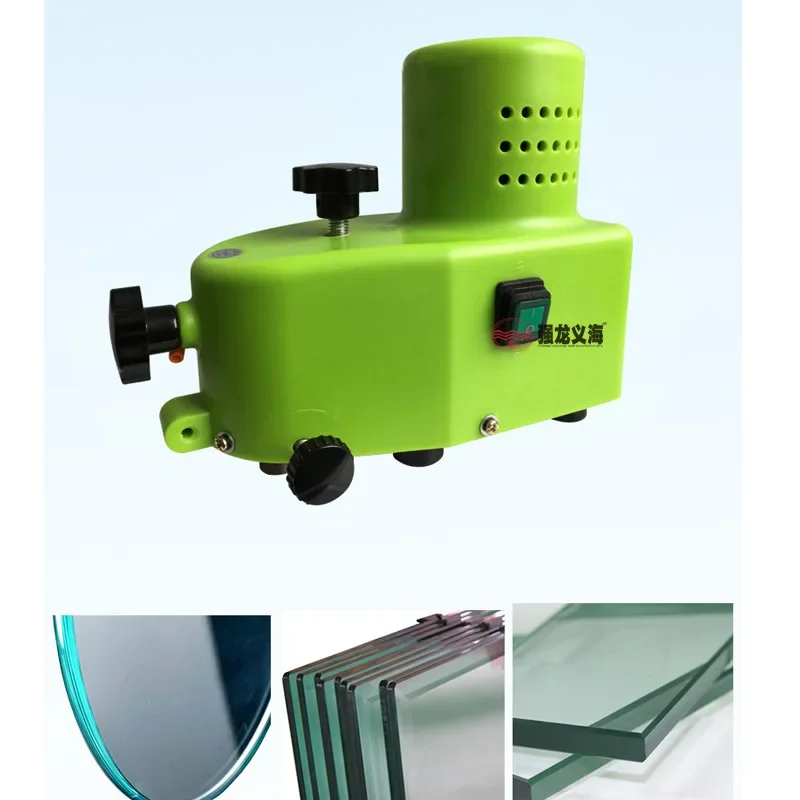 Portable glass fillet portable edging machine Green small glass edging machine straight edge round edge ceramics