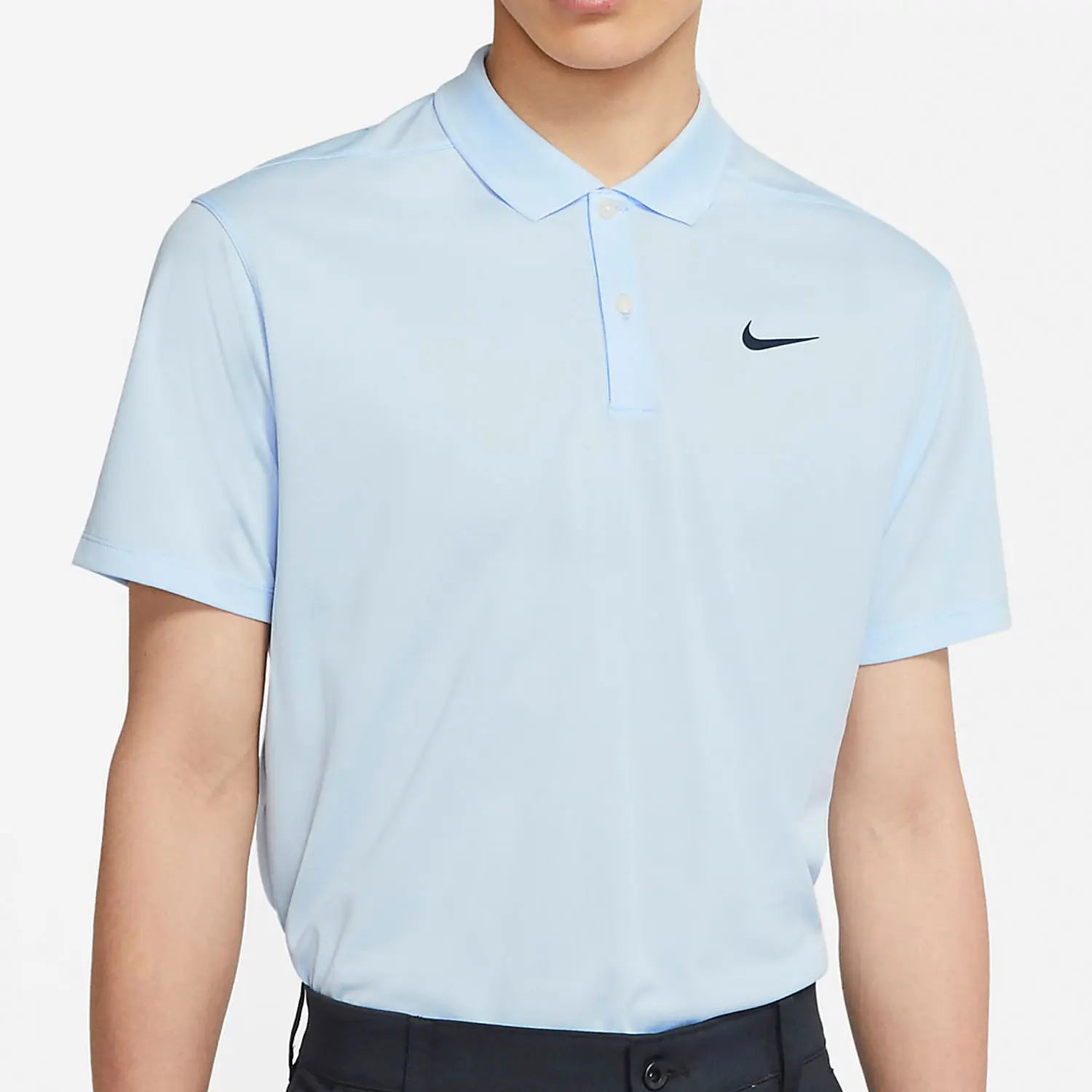 

Оригинальная мужская свободная дышащая повседневная спортивная футболка Nike New Season с воротником BV0355-407