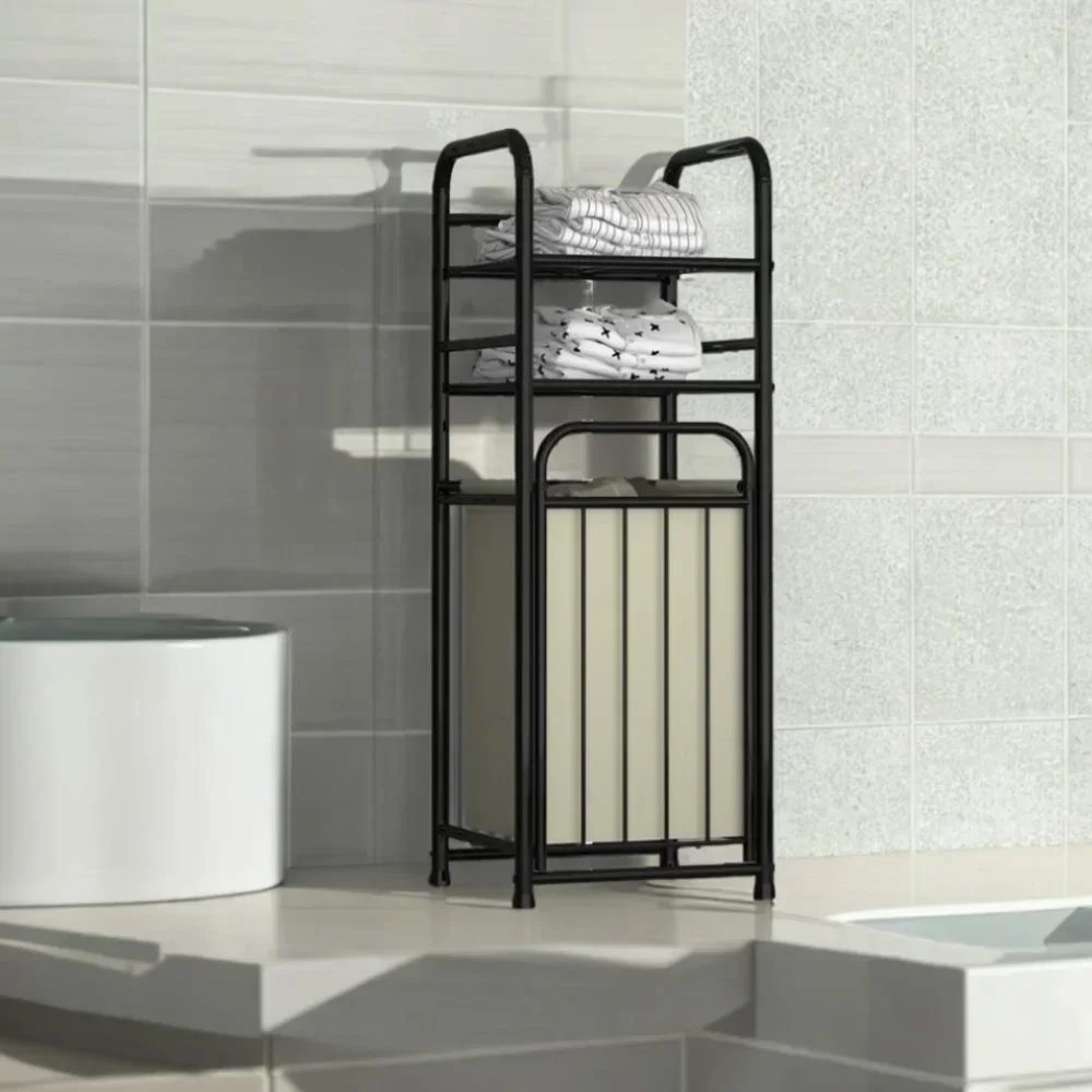 

#For Household Dirty Clothes Storage Basket Multi Layer Bathroom Clothes Hamper Multi-function Oxford Toilet Laundry Storage Bas