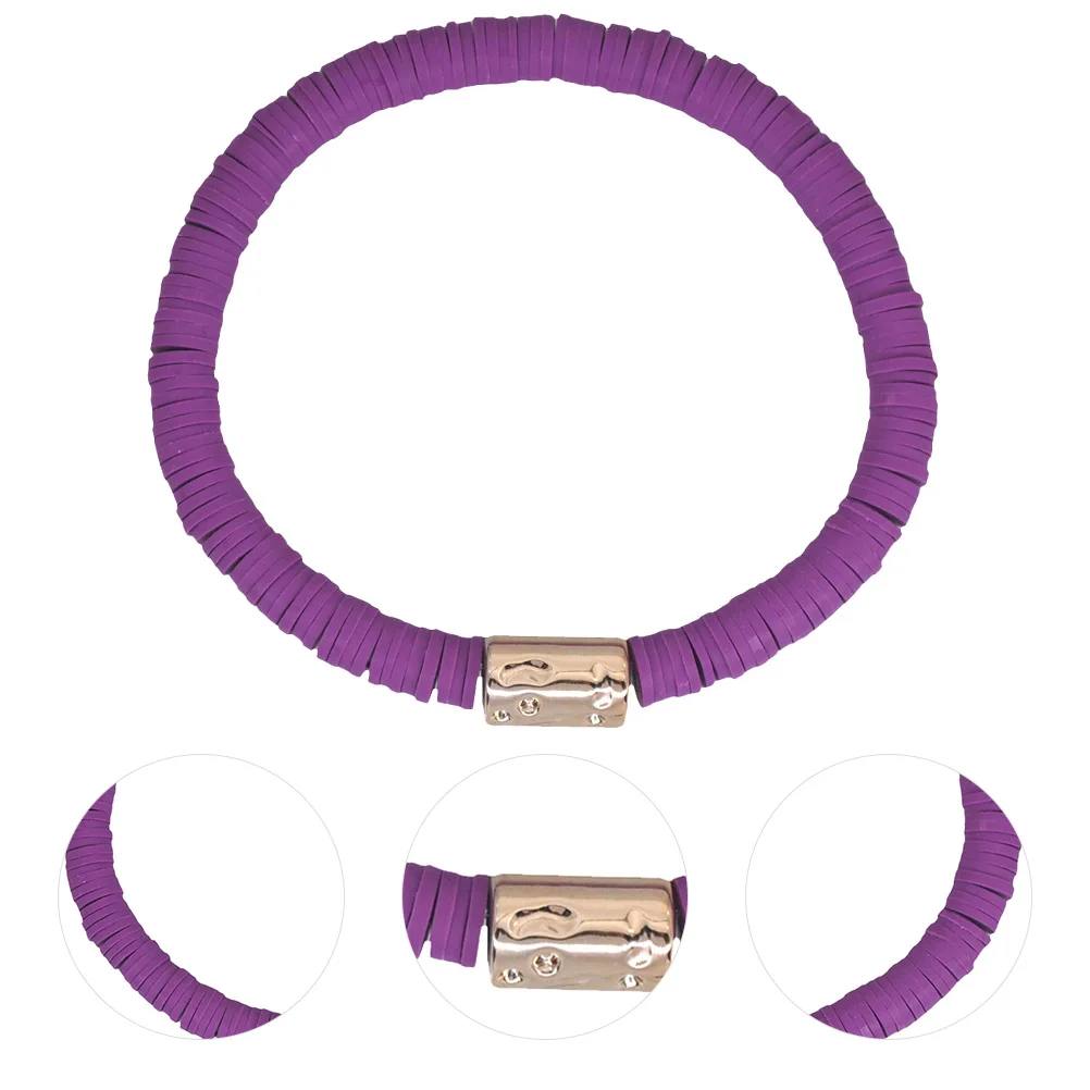 البوهيمي نمط سوار اليدوية سلسلة المعصم المرنة الملونة اليد سلسلة اكسسوارات الشاطئ حلية للنساء ملابس الحفلات اليومية #4