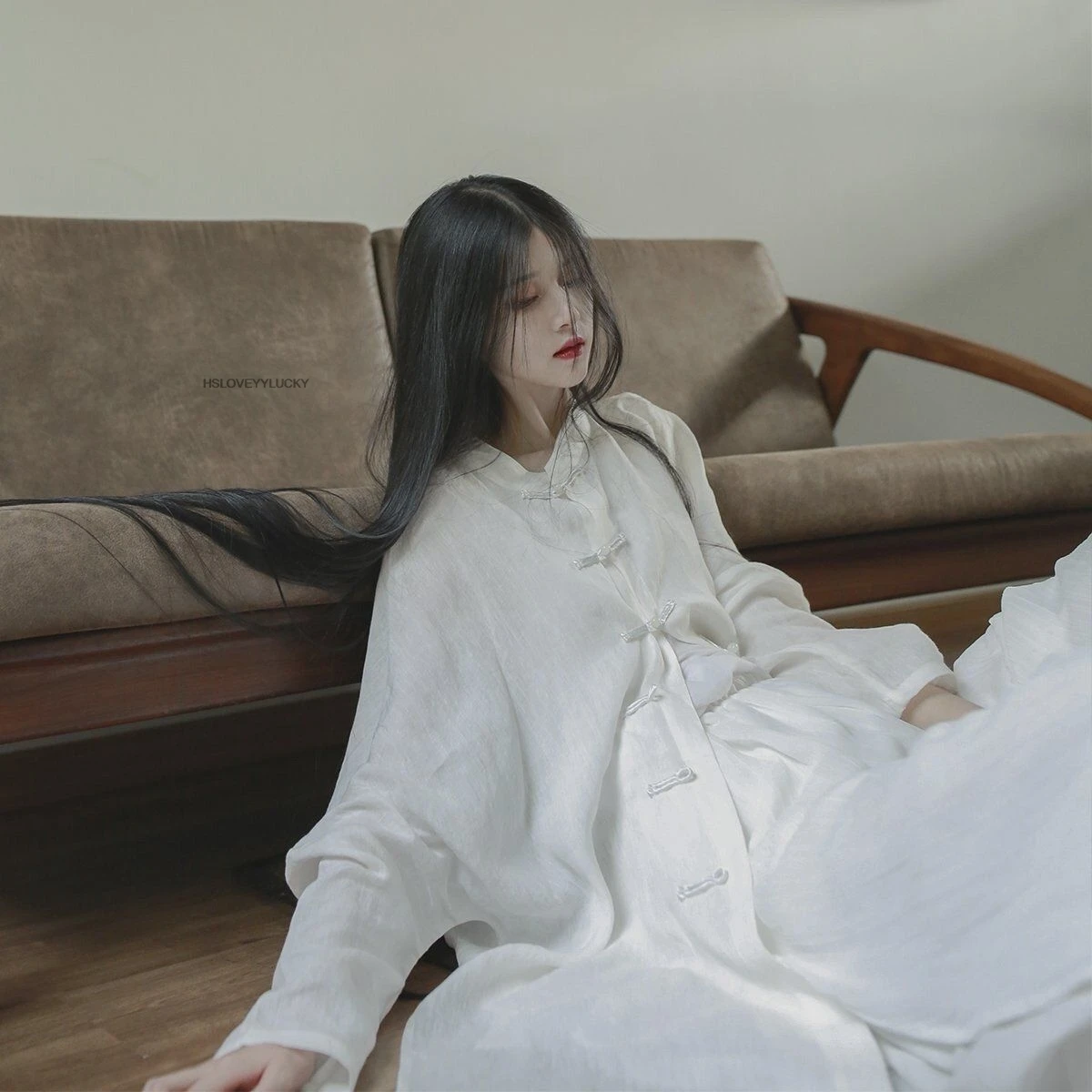 

Женская свободная блузка в стиле дзен с пуговицами-лягушками, белая рубашка в стиле ханьфу, китайская хлопково-льняная блузка миди, ретро-костюм в стиле Тан