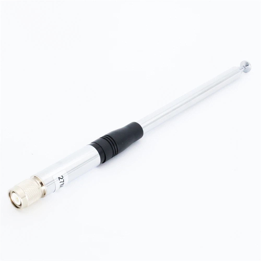 CB 27MHz TNC Antenna Connector 9 Inch to 51 Inch Telescopic Flexible for Radio Handheld Antenna Radio Aerial P5V0