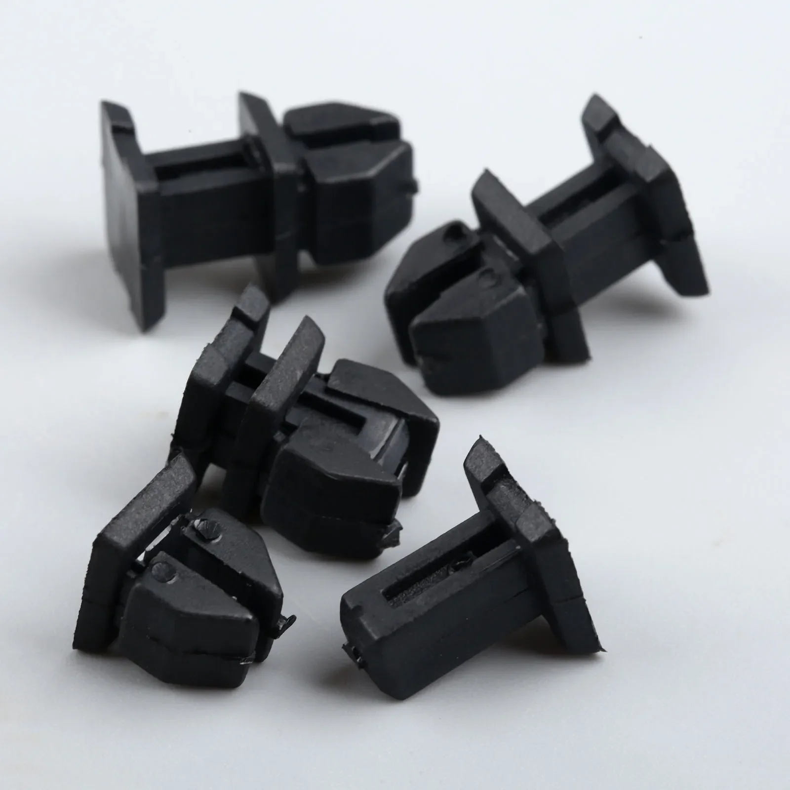 10Pcs Auto Fastener Boot Trim Clips Strip Cover for Mercedes Benz SLK CLK SL S W220 W140 CLS CLASS Black Plastic Car Rivets