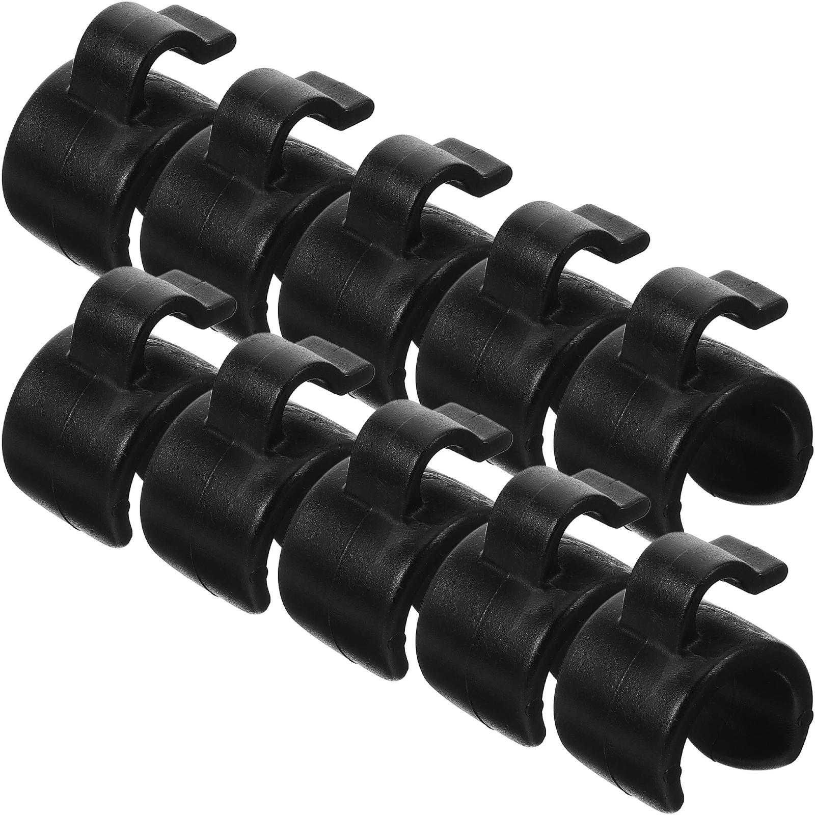 

20 Pcs Tripod Wire Clip Mic Pole Cable Clips Cord Audio Holder Stand Clear Plastic