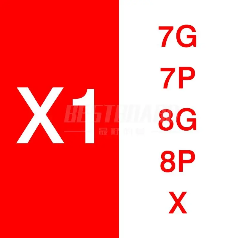 Lente azul trasera de repuesto para iPhone 7, 8, Plus, X, XS, XR, XSM, 11, 12, 13, 14, 15, Pro, Max, Mini, pieza de reparación de cámara trasera 5