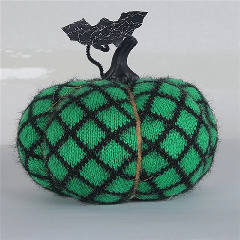 ABGN Halloween Kürbis Kissen Dekor 3D Kürbis Wurfkissen Plüsch Kürbisse Dekorationen für Herbst Schlafzimmer Zuhause