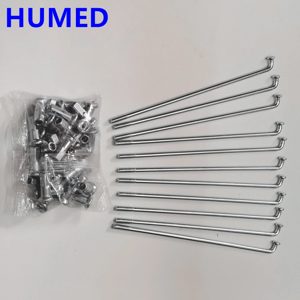

36pcs/lot 9G Off-Road Motorcycle/Electric Bike Spokes Diameter 3.5mm Motor Bike 45#Steel Spoke Modified Accessories
