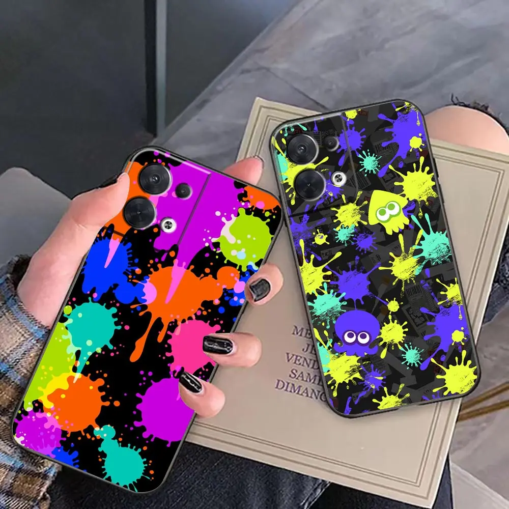 HOT Game S-Splatoon Phone Funda Coque Case For OPPO FIND X5 X3 X6 RENO 10 8 7 7Z 2Z 6 6Z 5 4 Lite Pro Plus Case Shell Capa Cover