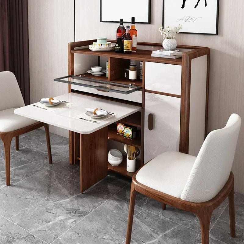 

# Комбинированная мебель для квартиры, дизайн серванта для хранения, современный складной обеденный стол для ресторана