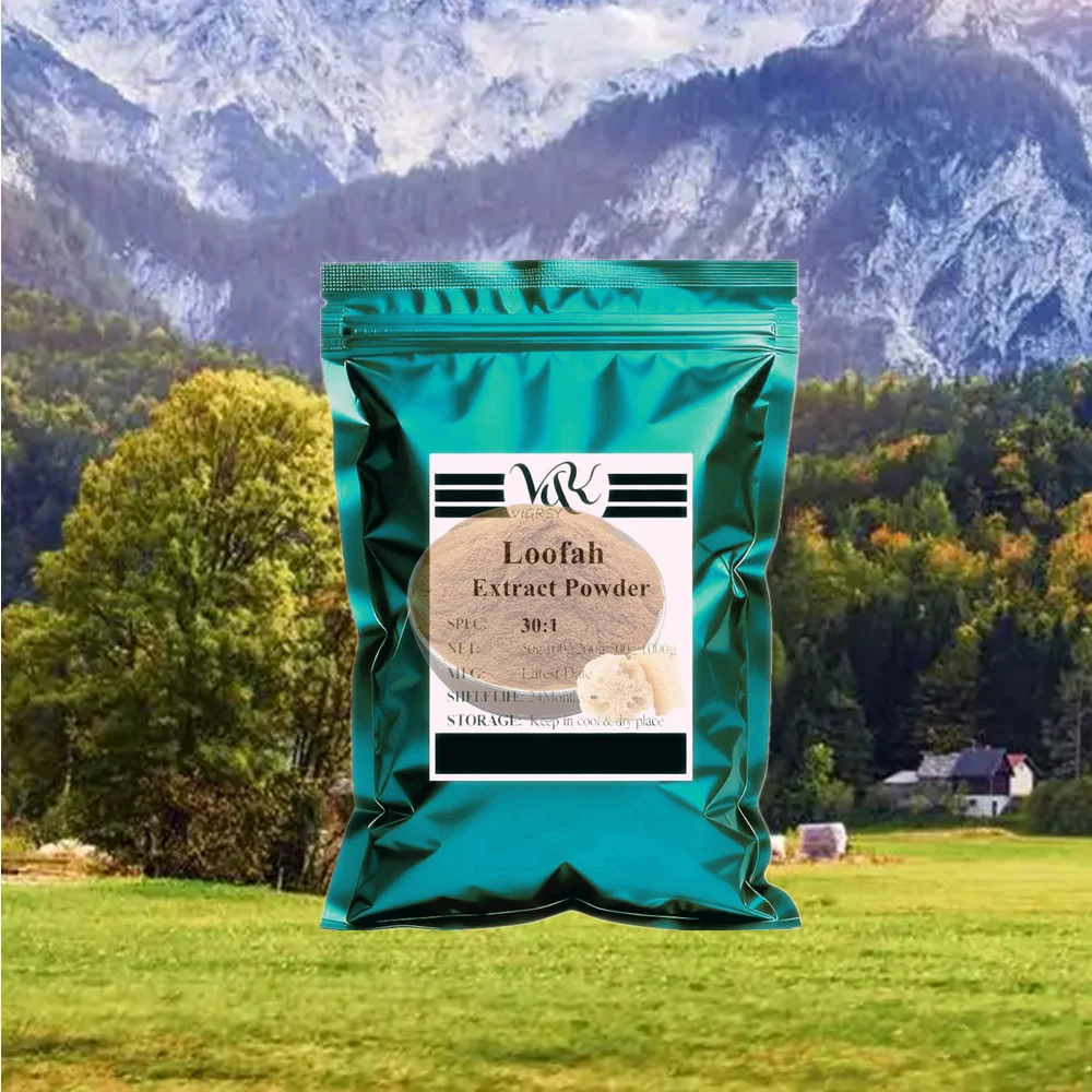 

Out Packing Aluminum Foil Bag for Raw Material Loofah 30:1 ExTract Powder Fast Global Shipping