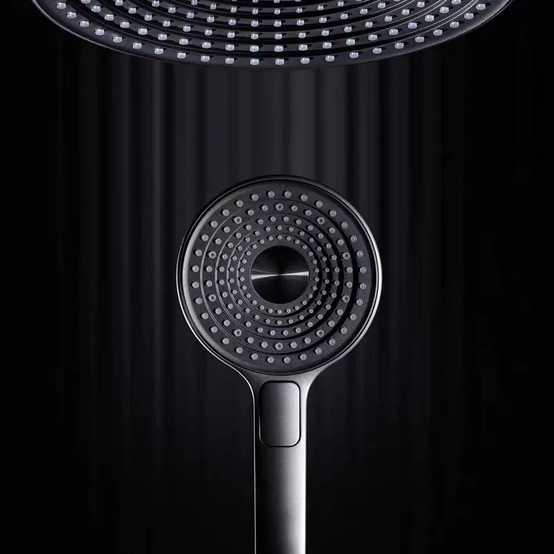 

Air pressurized shower large flow head faucet pressurized handheld set shower head
