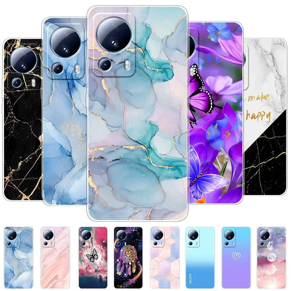 For Xiaomi 13 Lite Case Silicone Soft Phone Coque Cover For Xiaomi 13 Lite Clear Case For Xiaomi 13 Lite Cover Fundas Shell