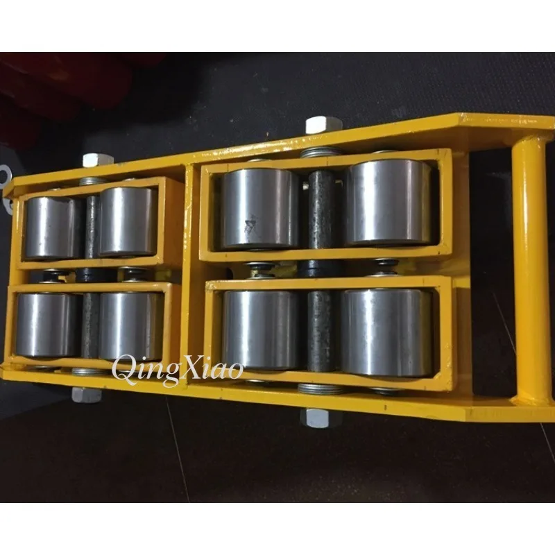 Obstacle Surmount Straight Moving Skate Heavy Duty Transport Dolly For Industrial Equipment Relocation 6T-80Ton Multi-spec