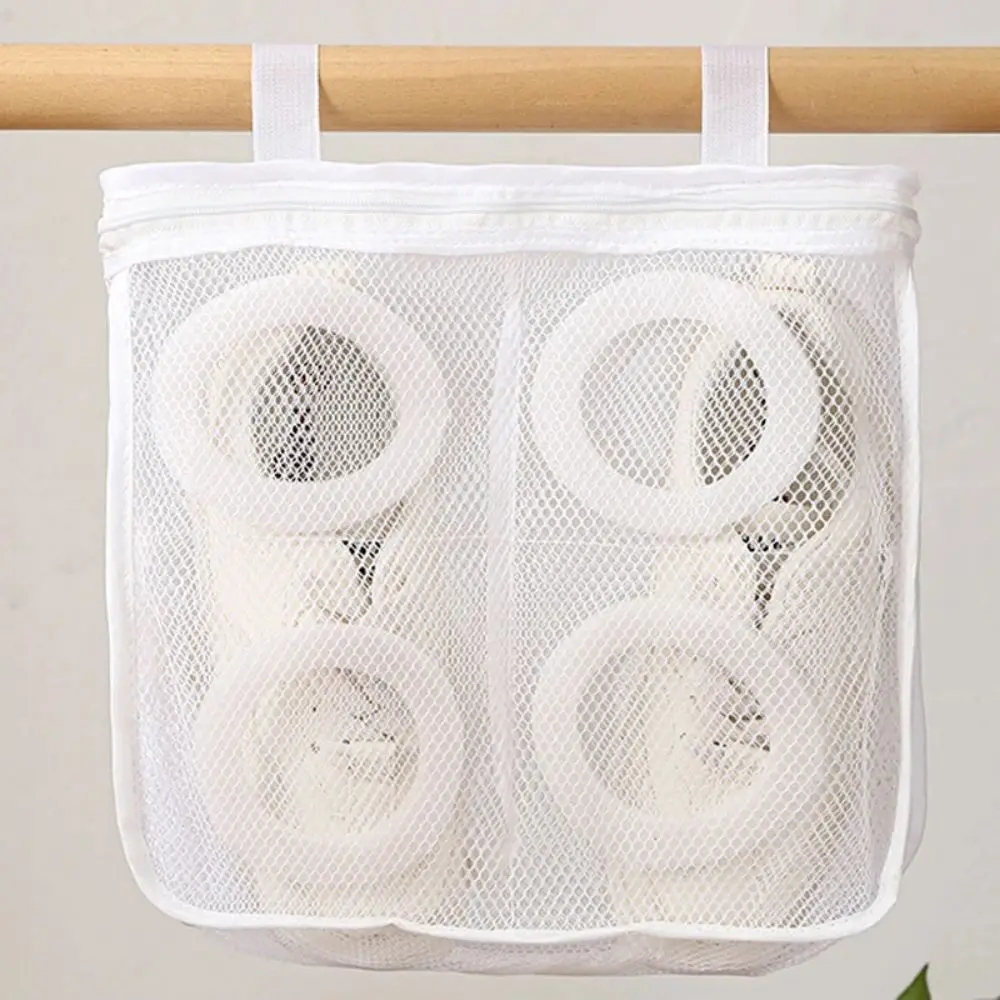 Mesh Laundry Bag Washing Machine Shoes Bag Travel Storage Bags Portable Anti-deformation Protective Clothes Organizer