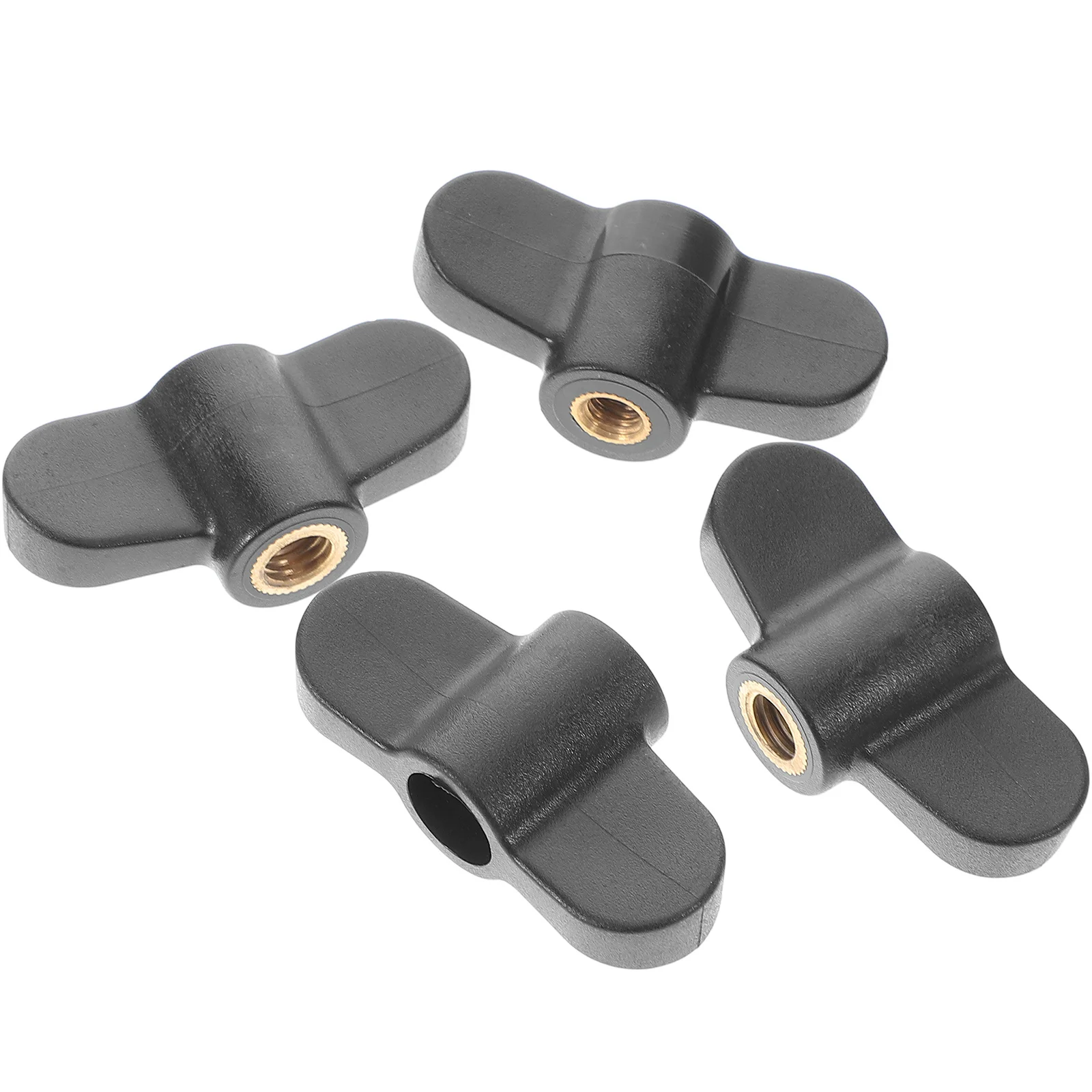 

4Pcs Drum Set Clamp Nuts Secure Fit Drum Cymbal Stand Replacement Clamping Handle Screw Knobs Hardware