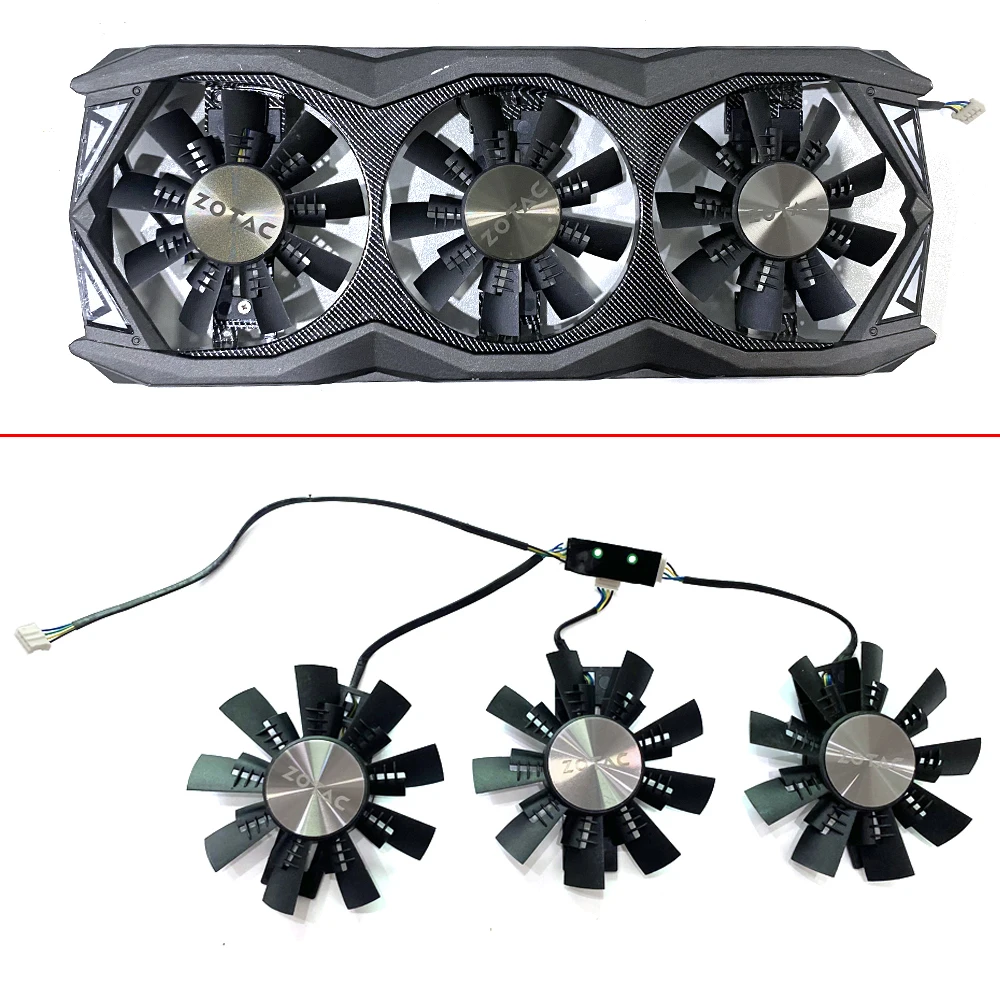 NEW Cooling Fan 87MM 4PIN GA92S2U For ZOTAC GeForce GTX 980 Ti AMP! Extreme ZT-90505-10P video card fans