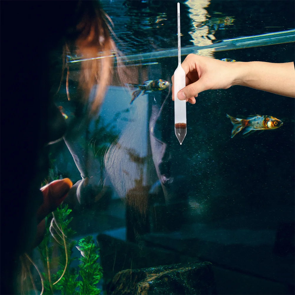 

2Pcs Professional Salinity Tester Aquarium Accessories High Grade Glass Not Easy to Deform Or Break Quick Accurate Measurement