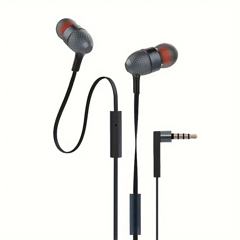 Kabelgebundener Kopfhörer mit Mikrofon, HiFi-Musikmonitor, Bass-Kopfhörer, Headset mit Geräuschunterdrückung für Sport-Gaming-Ohrhörer