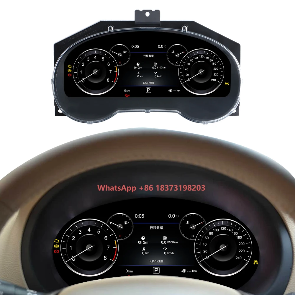 Fofor عداد سرعة السيارة LCD أداة لوحة القيادة الرقمية لوحة العنقودية لنيسان باثفندر 2012 ~ 2020 لوحة القيادة العنقودية