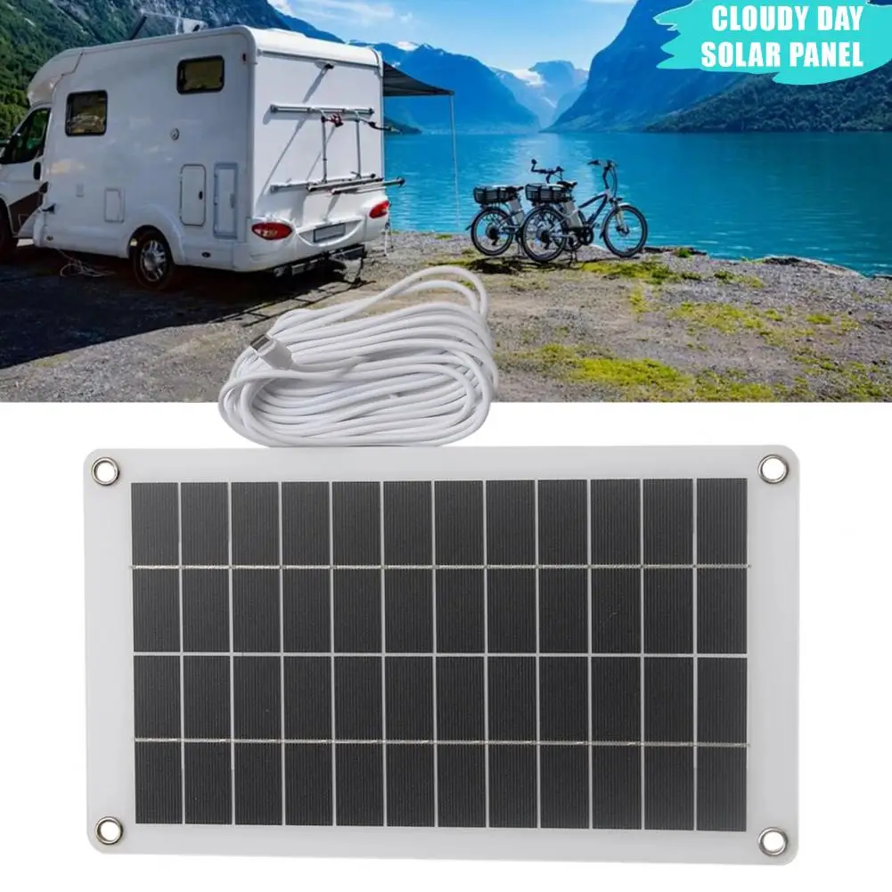 High-power Solar Panel 12v 10w Solar Panel High Conversion Efficiency Power Supply Automatic Charging System Easy Installation