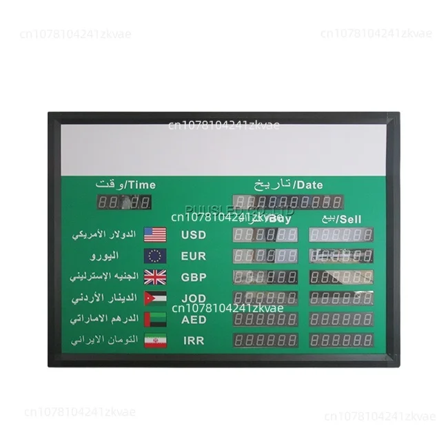 led currency display board indoor bank currency exchange rate led board for bank indoor bank currency exchange rates display