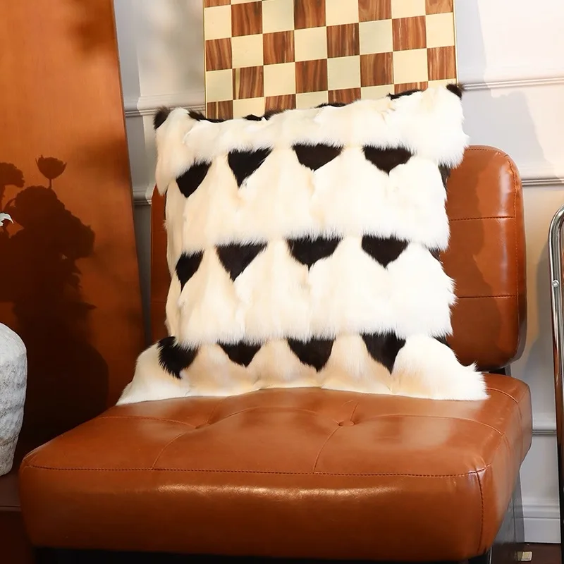 Fox Fur Pillow Cove…