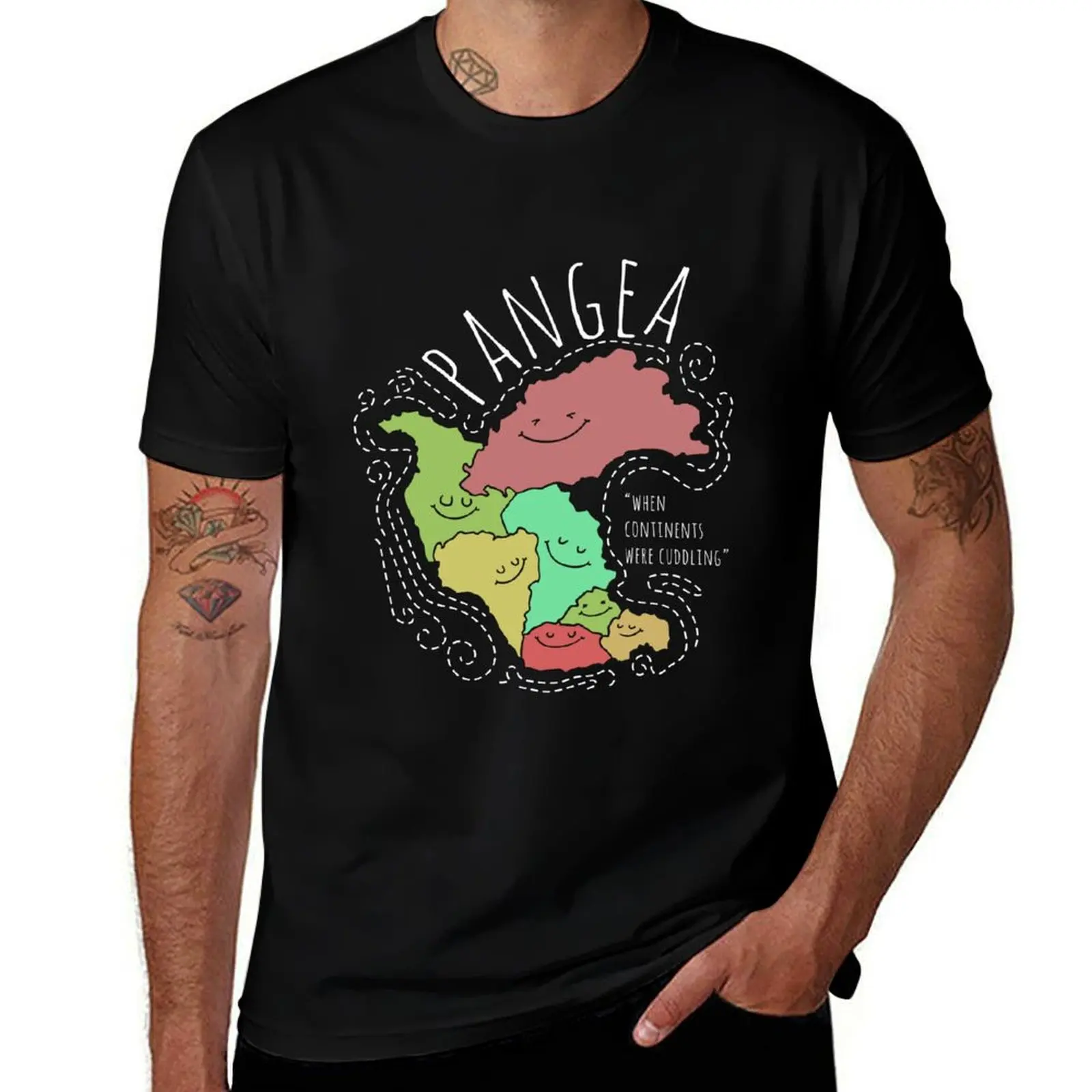 

Reunite Pangea Funny Geology For Geologist T-Shirt High Elasticity Sports Tee Shirt