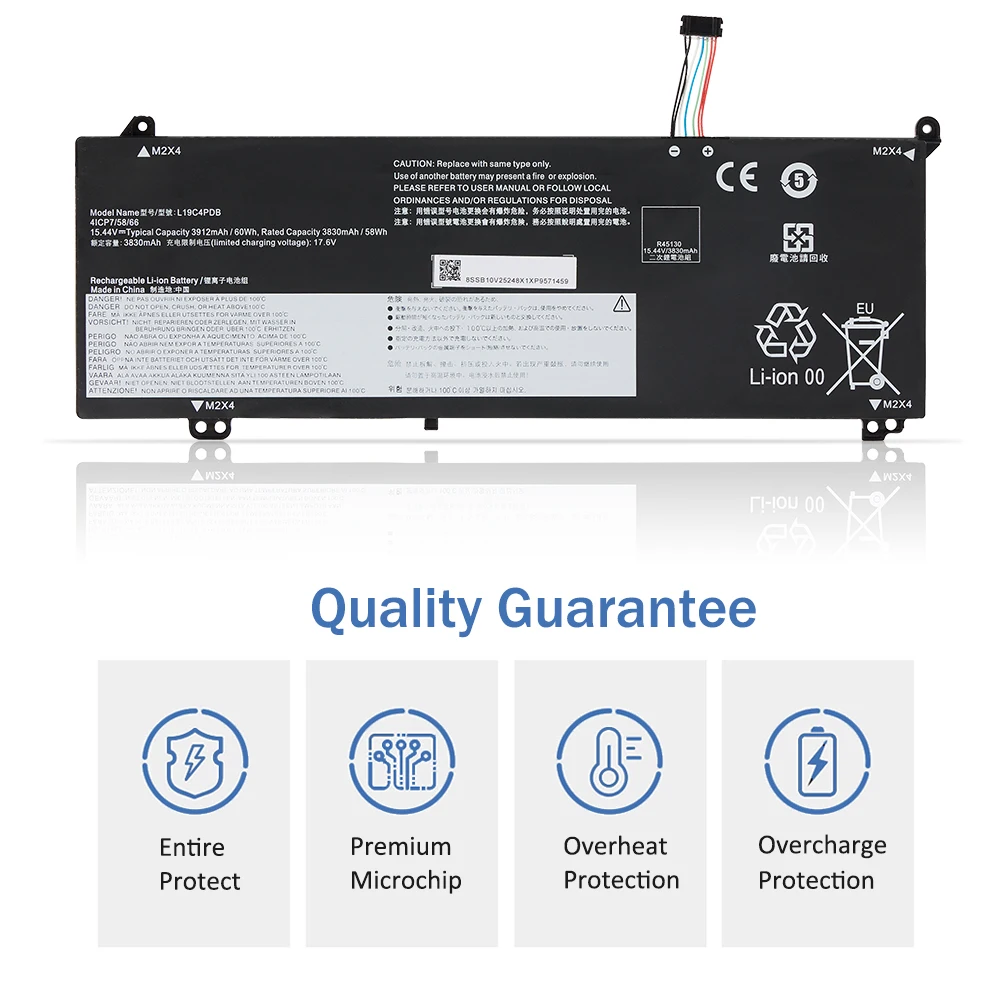 ETESBAY L19C4PDB L19M4PDB 60WH batteria per Lenovo ThinkBook 14s Yoga ThinkBook 14 2021 G2 G3 15 SB10Z21205 muslimah