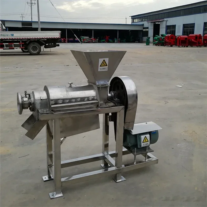 ผลไม้ผักบดบีบคั้นน้ําผลไม้ Commercial 1.5KW เครื่องเยื่อกระดาษไฟฟ้าขนาดใหญ่คั้นน้ําผลไม้ 500 กิโลกรัม/ชั่วโมงโปรเซสเซอร์อาหาร